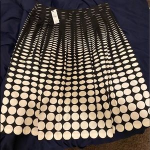 Black & White Dotted Skirt